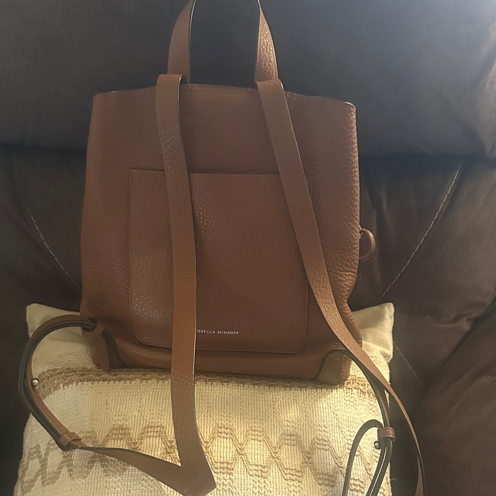 Rebecca Minkoff Brown Leather Backpack - Picture 2 of 15
